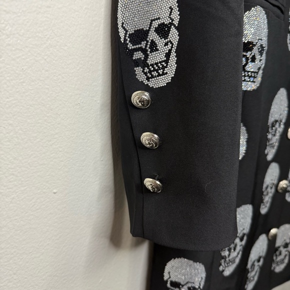 AKIRA Rhinestone Skull Blazer Dress - Picture 8 of 8